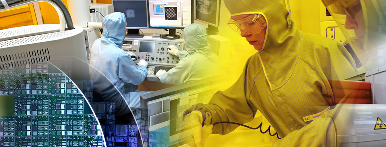 Impressionen aus dem Mikroelektroniklabor
