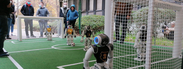 Roboterfussballstation Roboterfussball