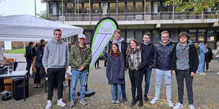 Siegergruppe der Studierenden wird geehrt