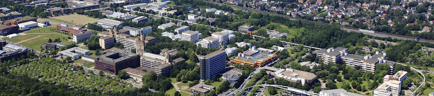 Luftaufnahme vom Campus der TU Dortmund